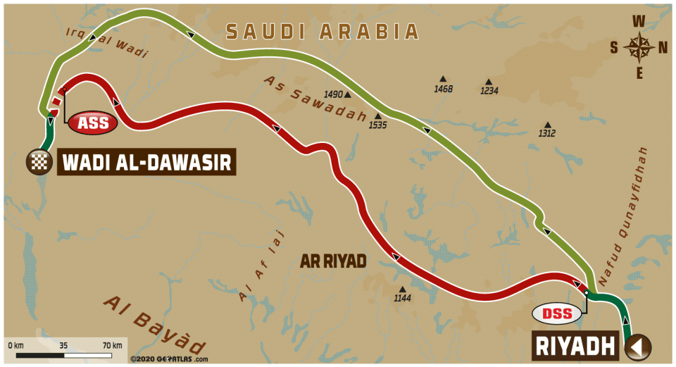 dakar2020 traseu ziua7