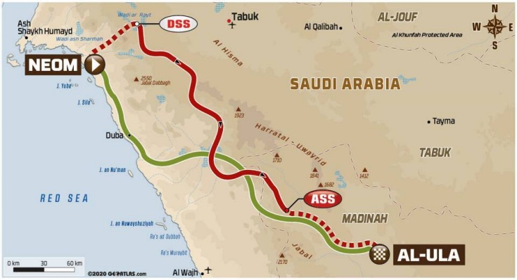 dakar 2021 traseu ziua10