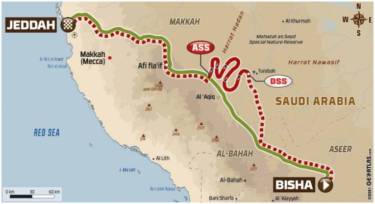 dakar2022 traseu ziua12