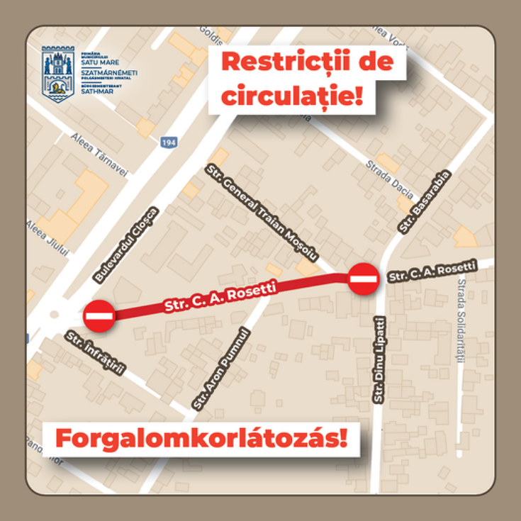 restrictii circulatie rosetti