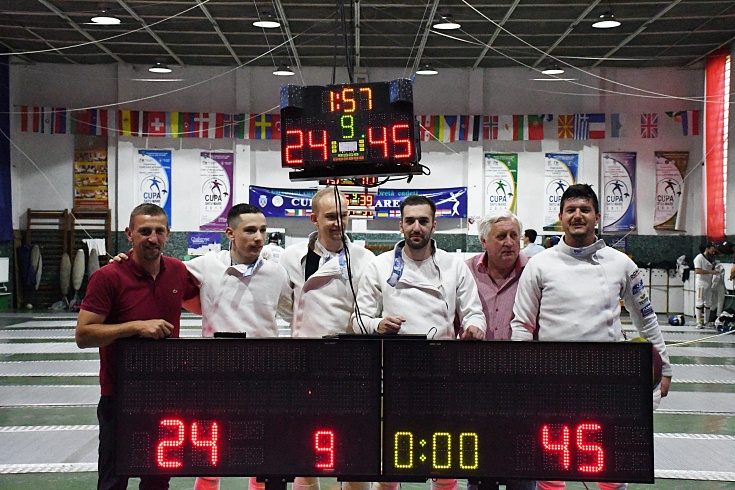 scrima csm satu mare campioni nationali echipe 1