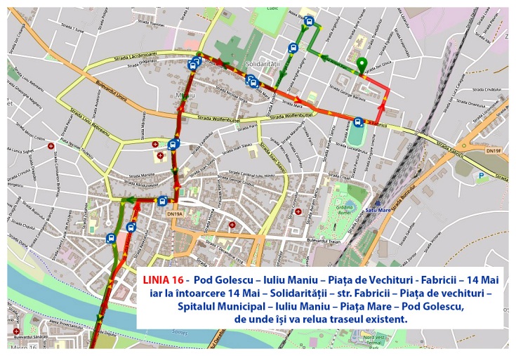 transurban trasee modificate linia 16