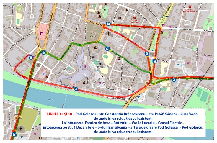 transurban trasee modificate liniile 13 18