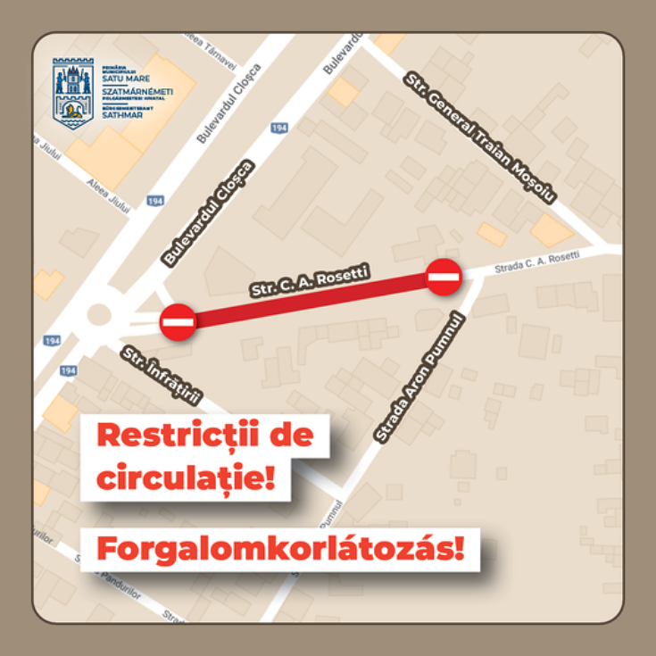 restrictii circulatie strada ca rosetti 1