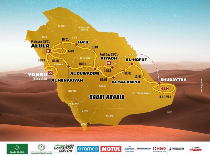 dakar 2024 traseu