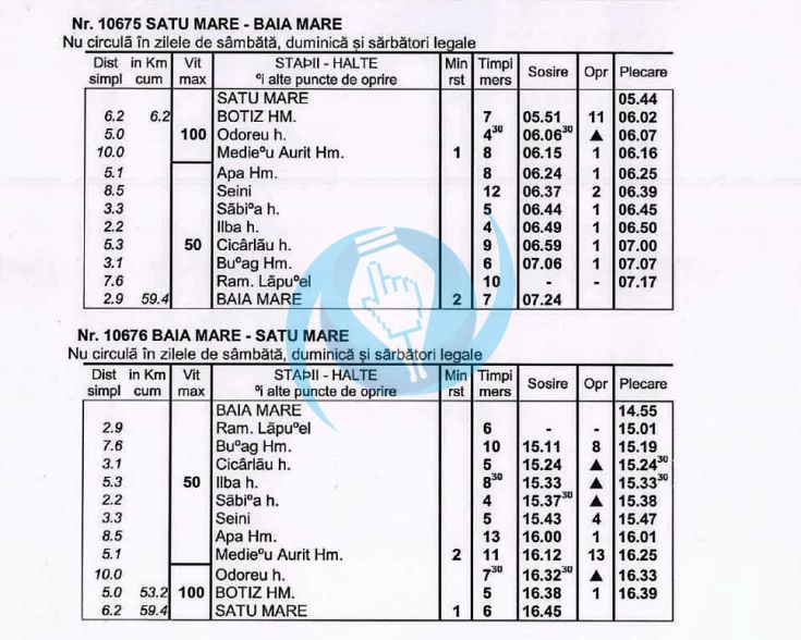 cursa speciala tren satu mare baia mare 1