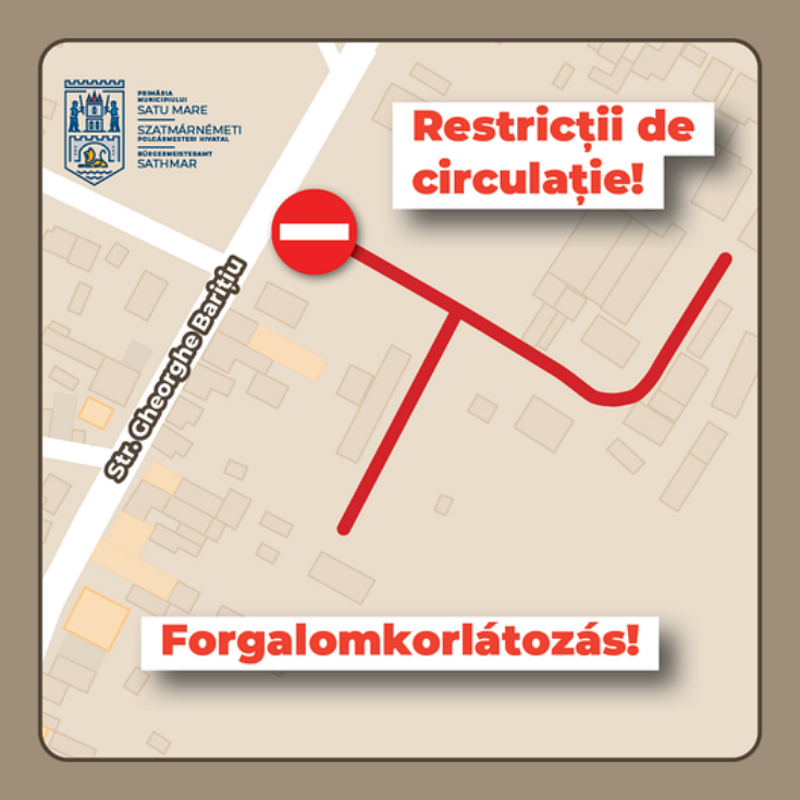 restrictii circulatie strada baritiu